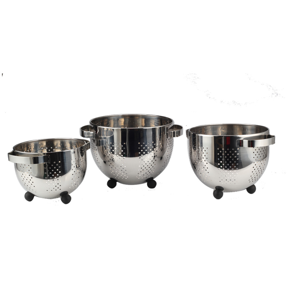 Stainless Steel Colander With Ball Point Feet