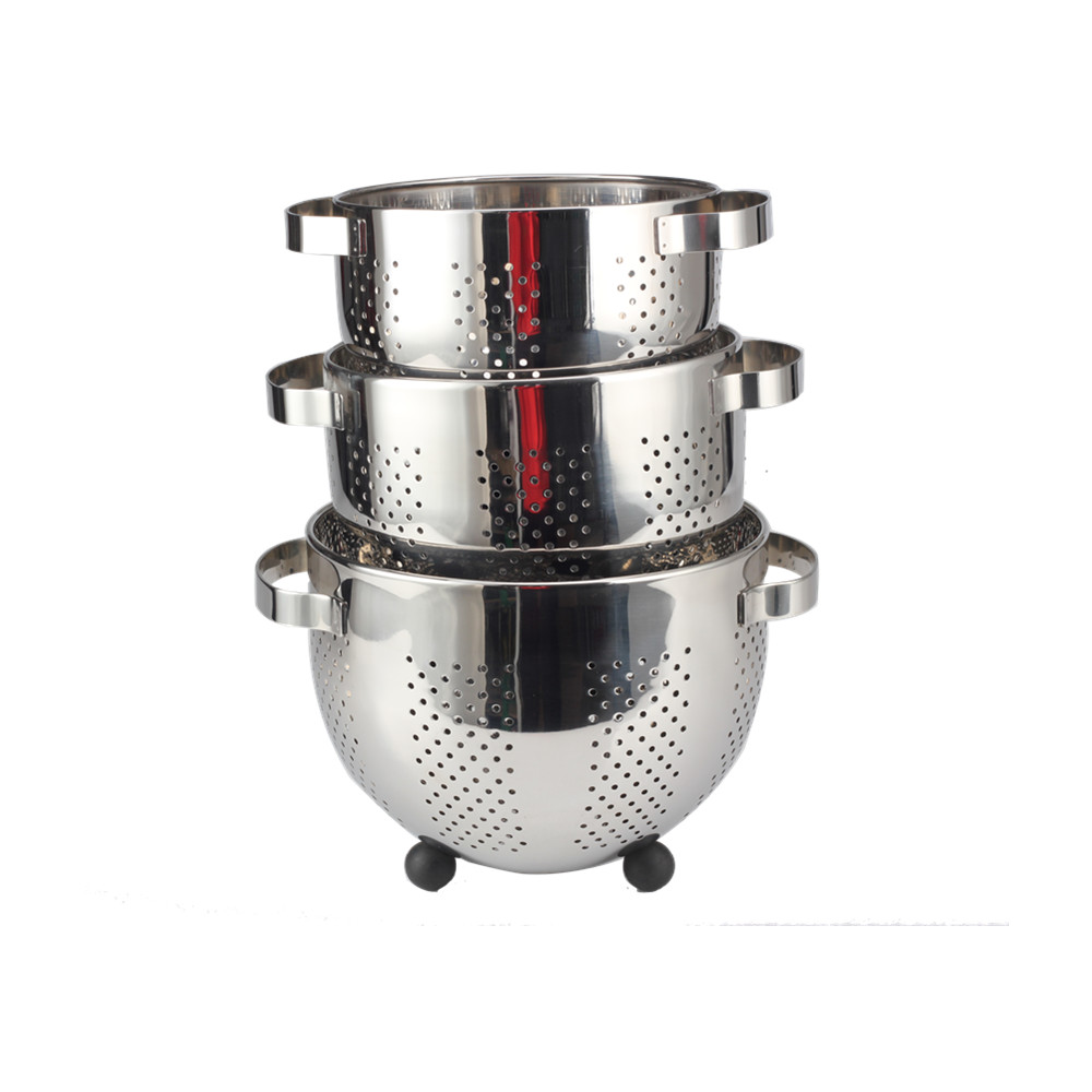 Stainless Steel Colander With Ball Point Feet