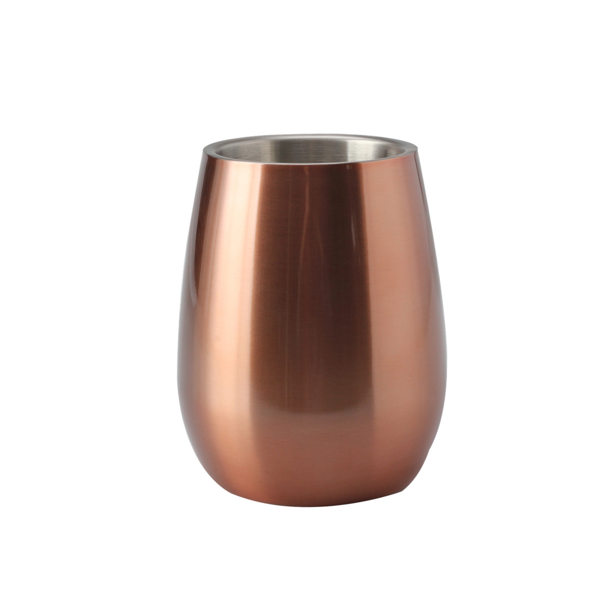 Stainless Steel Ice Bucket, Barware, for Wine, Bronze & Black Color