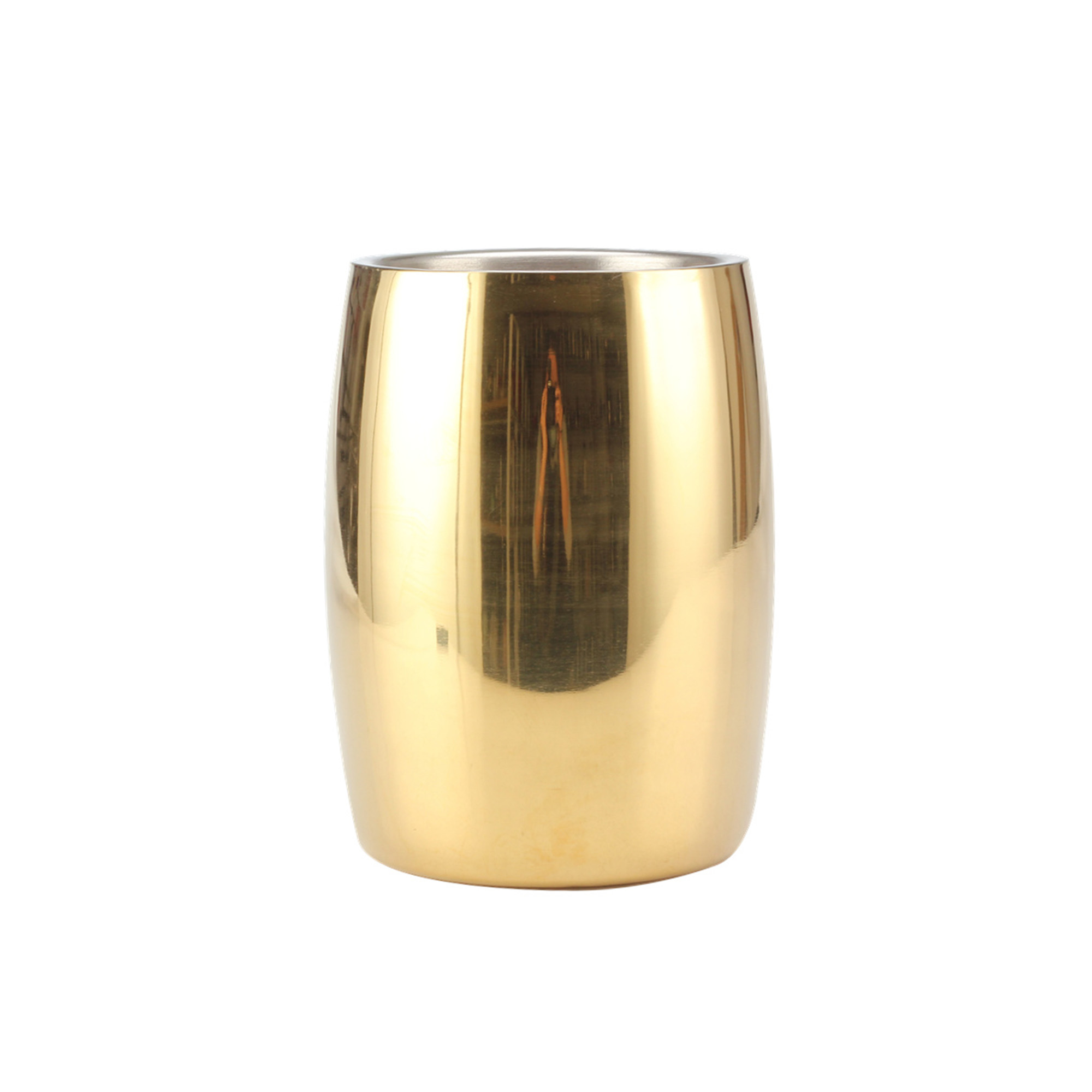 Stainless Steel Ice Bucket, Barware, for Wine, Gold Color