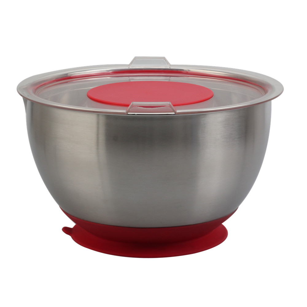 Suction Bottom Bowl, Mixing Bowl With 3pcs Graters