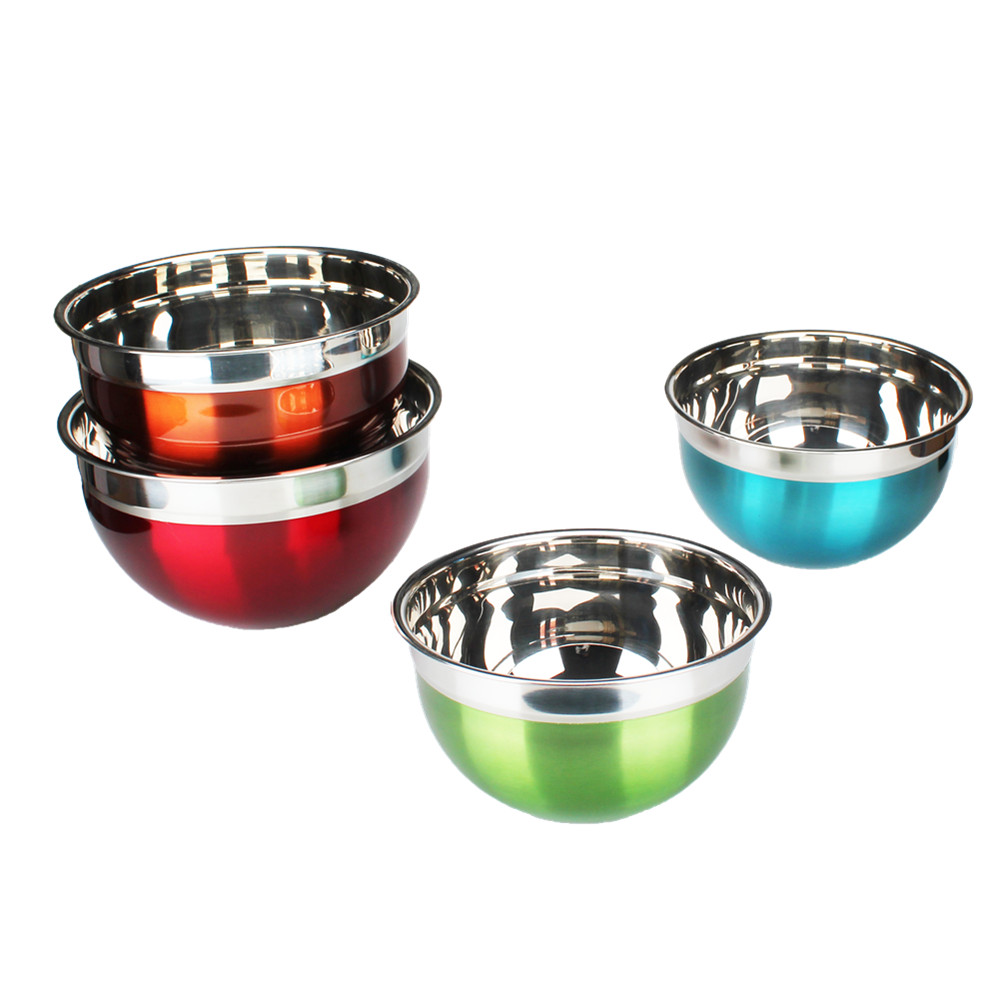 Set Of 8 Premium Stainless Steel Mixing Bowl