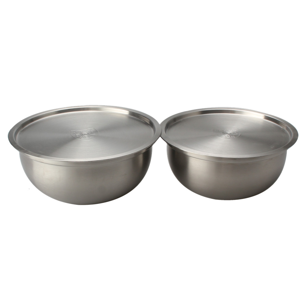 Stainless Steel Nesting Bowls With Lids