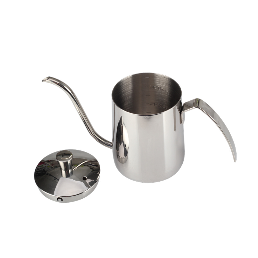 Narrow Long Spout, Stainless Steel Hand Drip Coffee Pot Pour Over Coffee/Tea Dripper