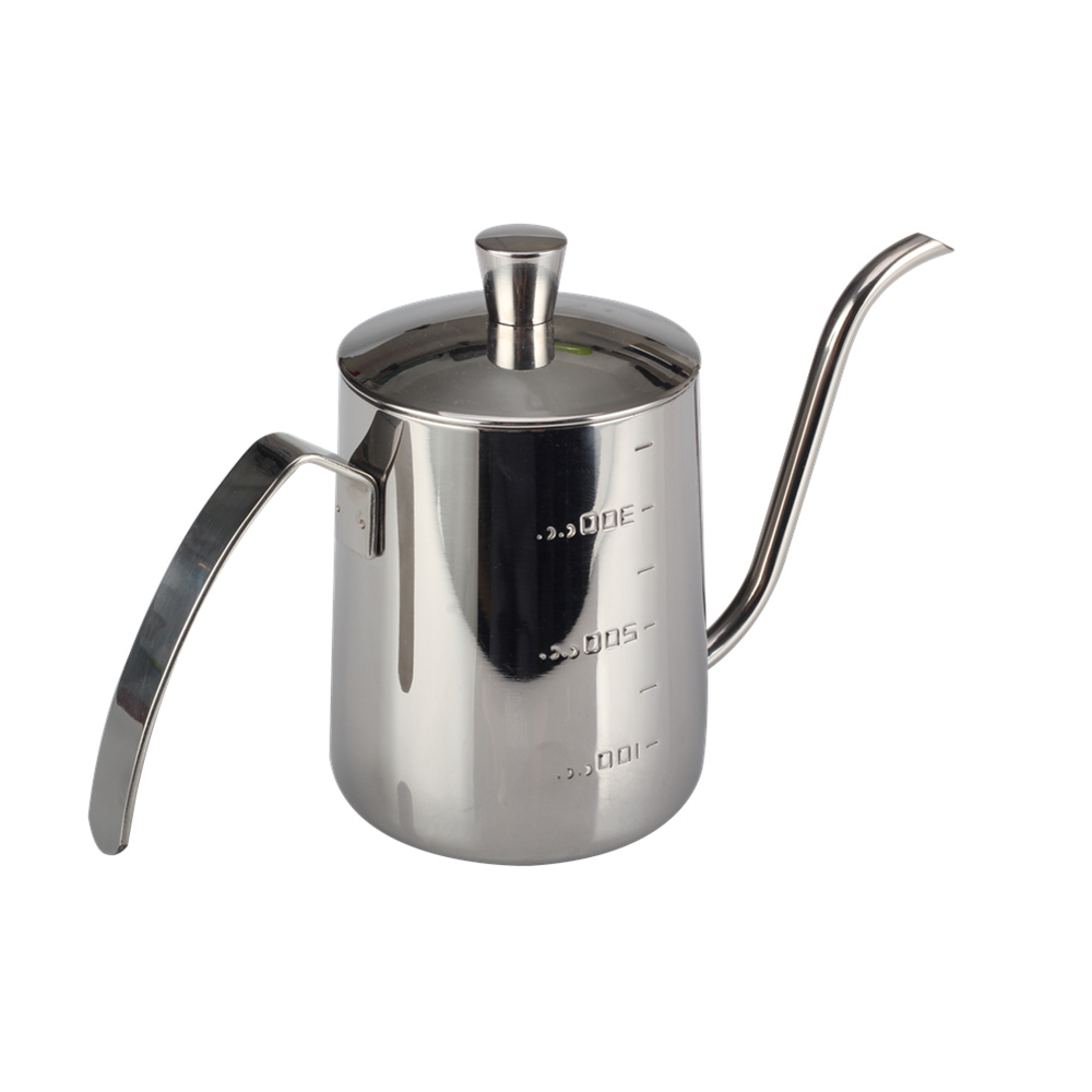 Narrow Long Spout, Stainless Steel Hand Drip Coffee Pot Pour Over Coffee/Tea Dripper