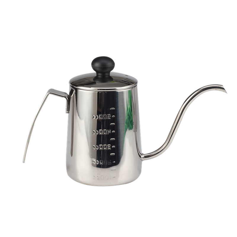 Stainless Steel Hand Drip Coffee Kettle With Scale