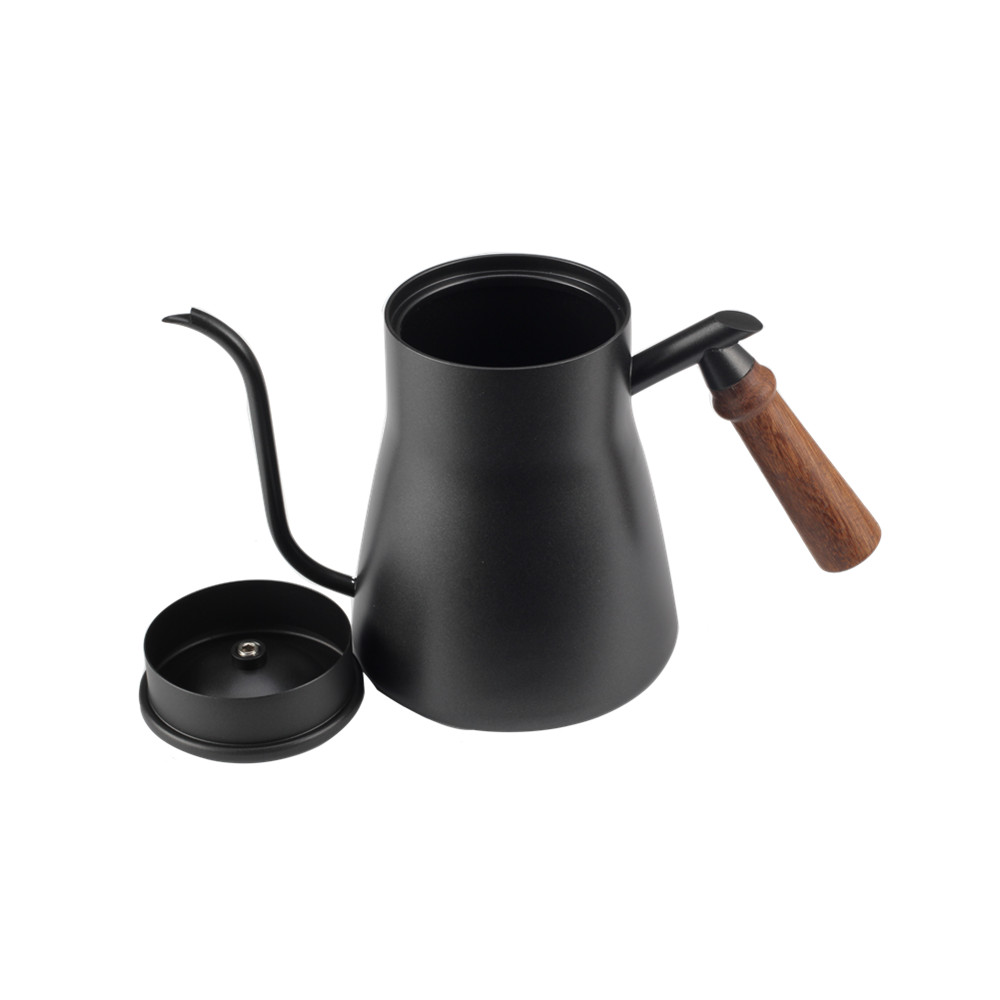 Teflon Coating Coffee Pouring Kettle With Lid