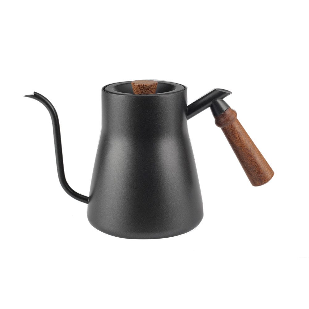 Teflon Coating Coffee Pouring Kettle With Lid