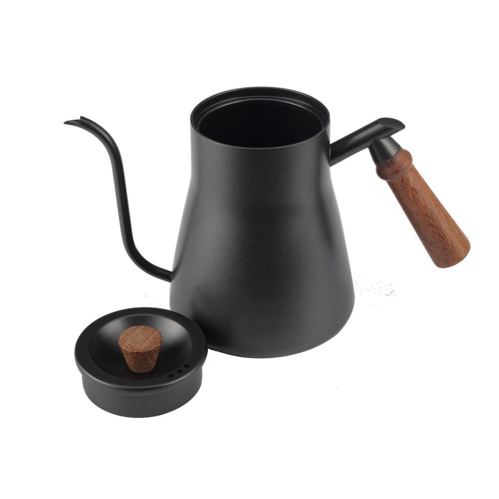 Teflon Coating Coffee Pouring Kettle With Lid