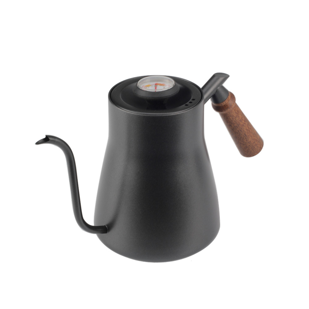 Gooseneck Tea Pot With Thermometer  Coffee Kettle