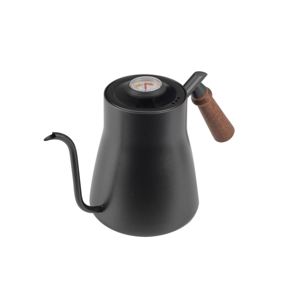 Gooseneck Tea Pot With Thermometer  Coffee Kettle