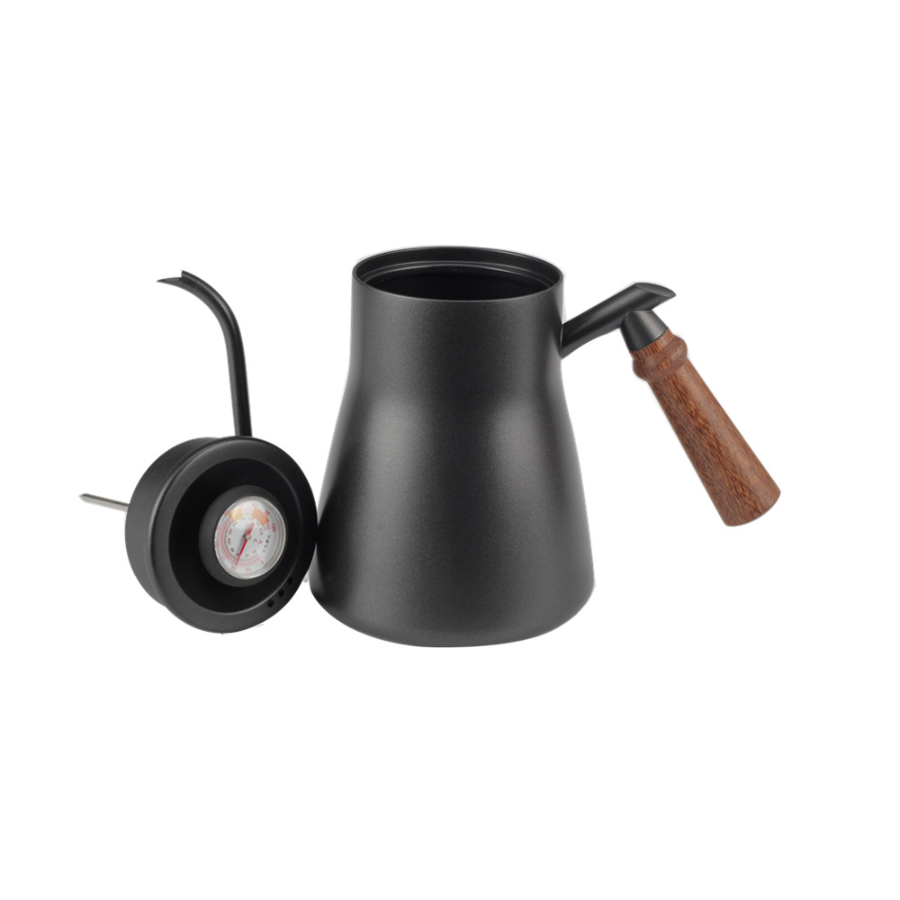 Gooseneck Tea Pot With Thermometer  Coffee Kettle