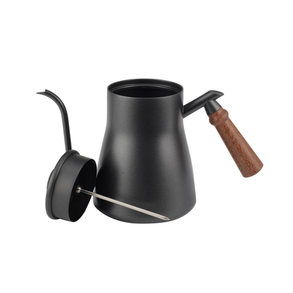 Gooseneck Tea Pot With Thermometer  Coffee Kettle