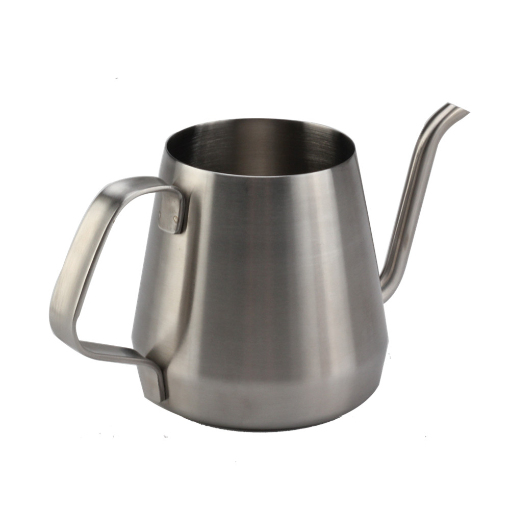 550ml Satin Polishing Stainless Steel Hand Drip Coffee/Tea Kettle