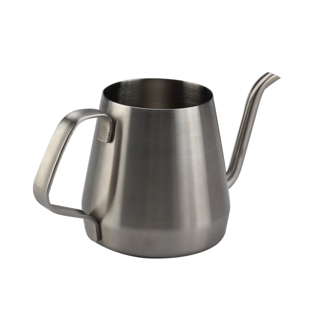 550ml Satin Polishing Stainless Steel Hand Drip Coffee/Tea Kettle