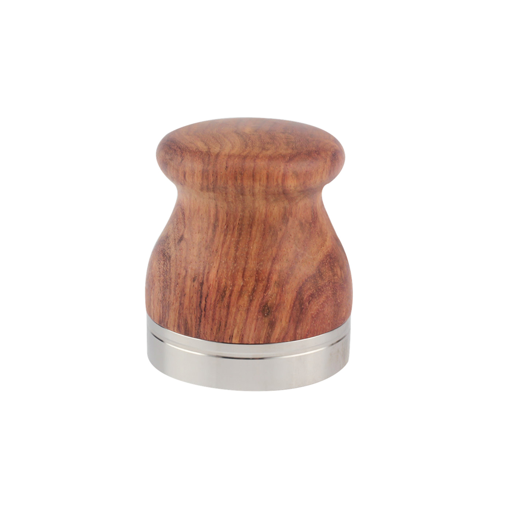 Stainless Steel Espresso Press With Wood Handle