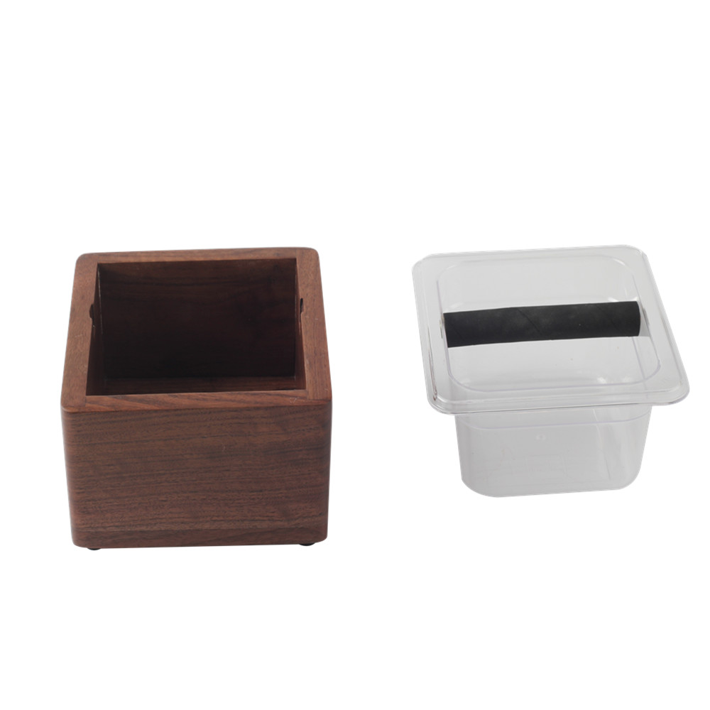 Coffee Knock Box With Durable Knock Bar, Espresso Accessories