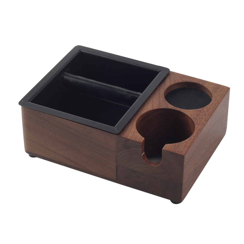 Coffee Ground Knock Box With Noise Reduction Rubber Ring