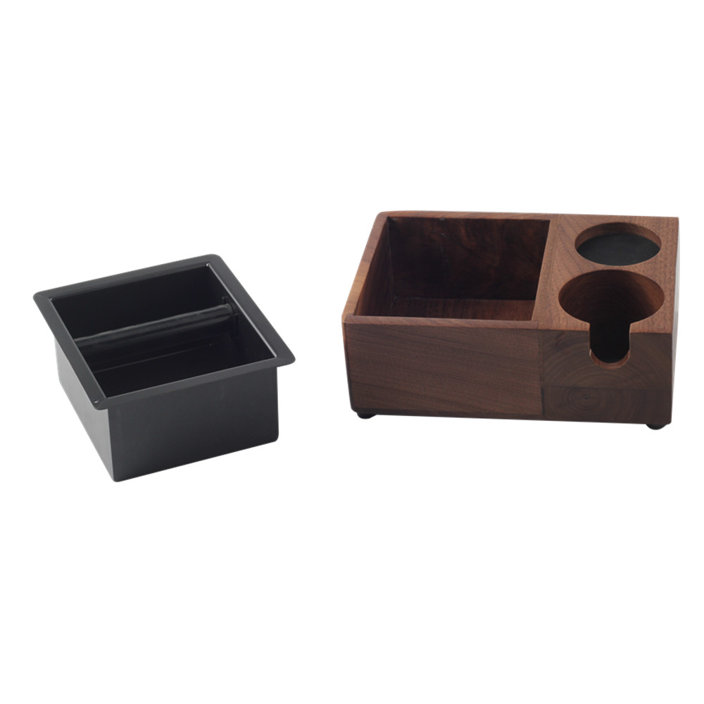 Coffee Ground Knock Box With Noise Reduction Rubber Ring