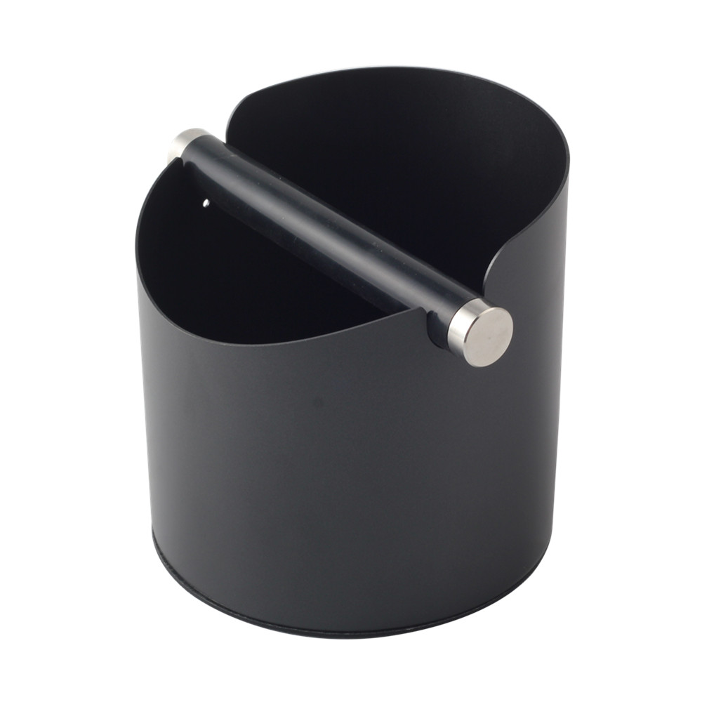 Coffee Knock Box Black With Removable Knock Bar