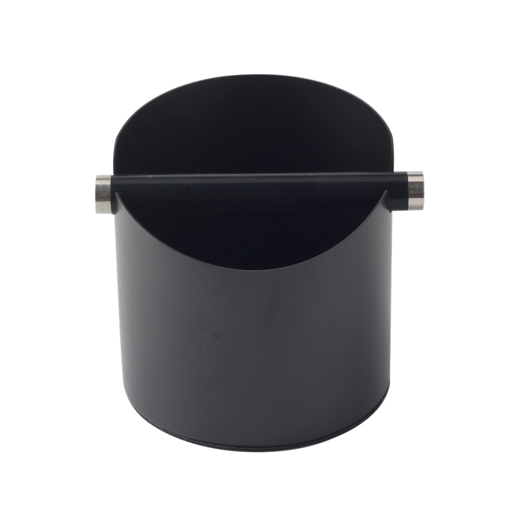 Coffee Knock Box Black With Removable Knock Bar