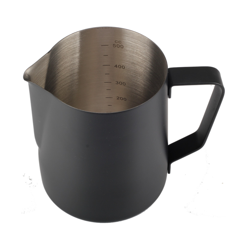 Black Espresso Milk Frothing Pitcher 600 ml