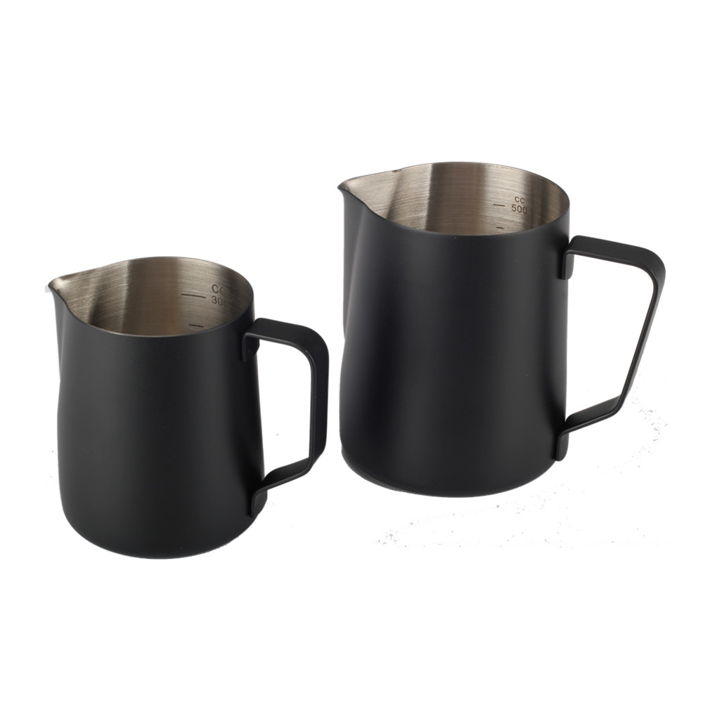 Black Espresso Milk Frothing Pitcher 600 ml