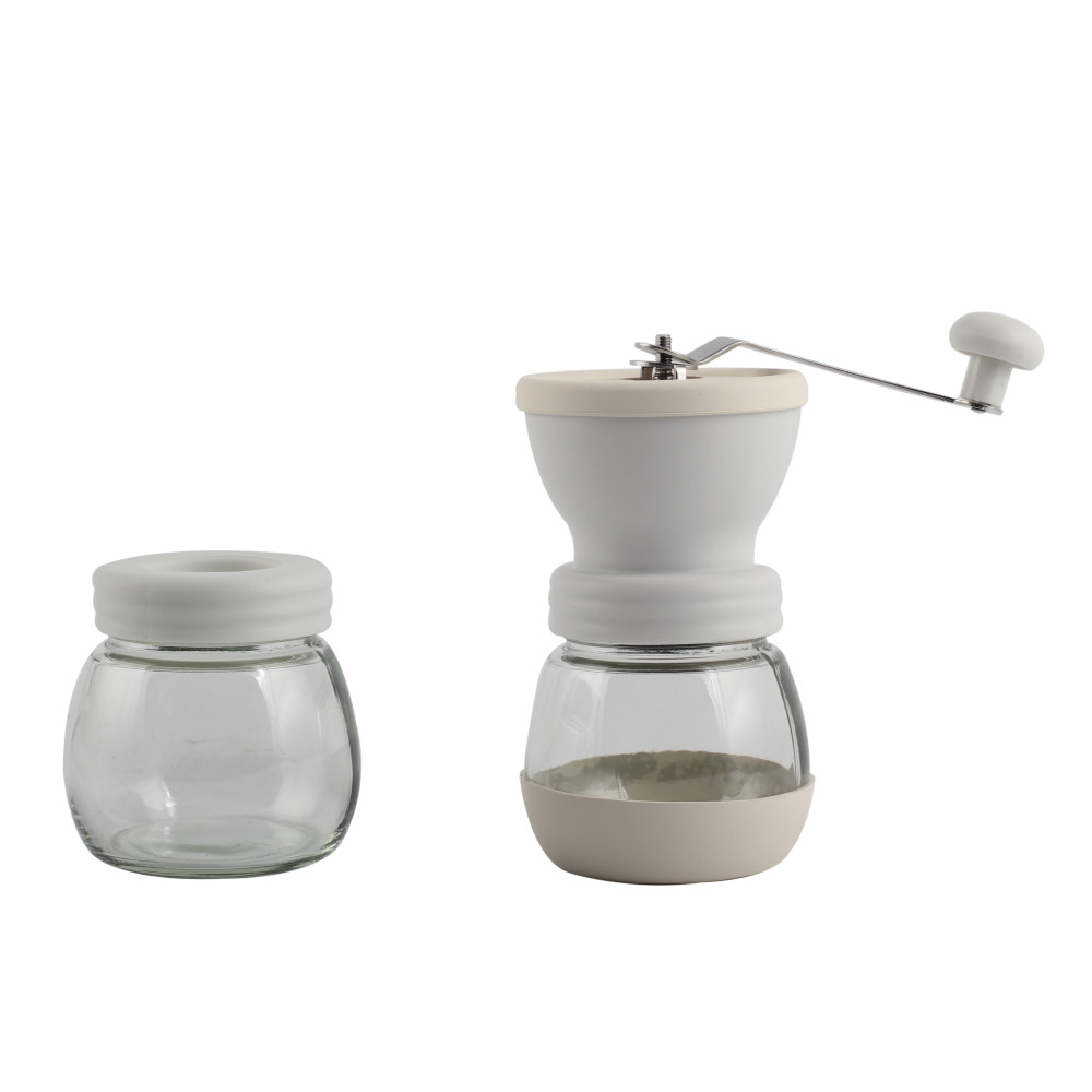 Manual Coffee Bean Grinder With 2 Glass Jars