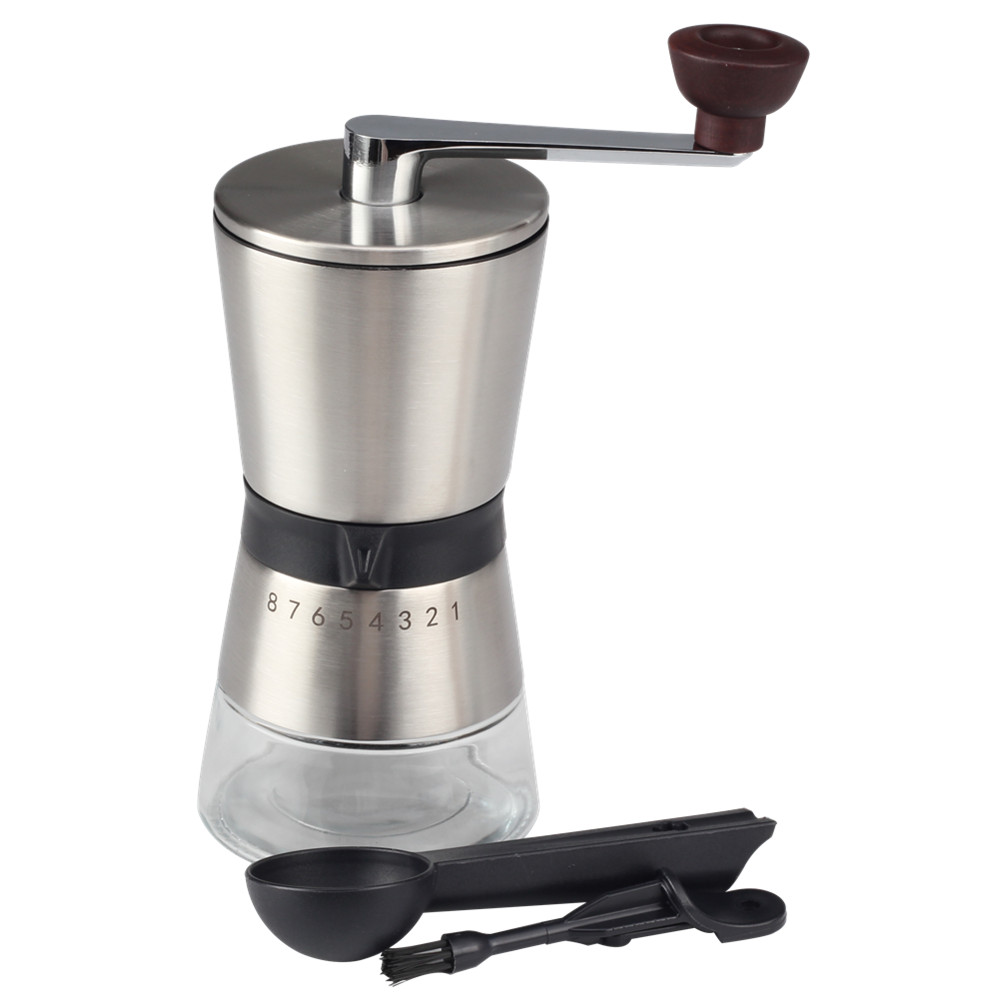 Stainless Steel Grinder With 8 Adjustable Coarseness