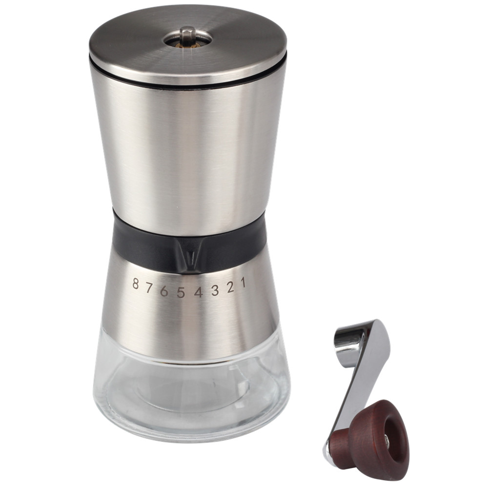 Stainless Steel Grinder With 8 Adjustable Coarseness