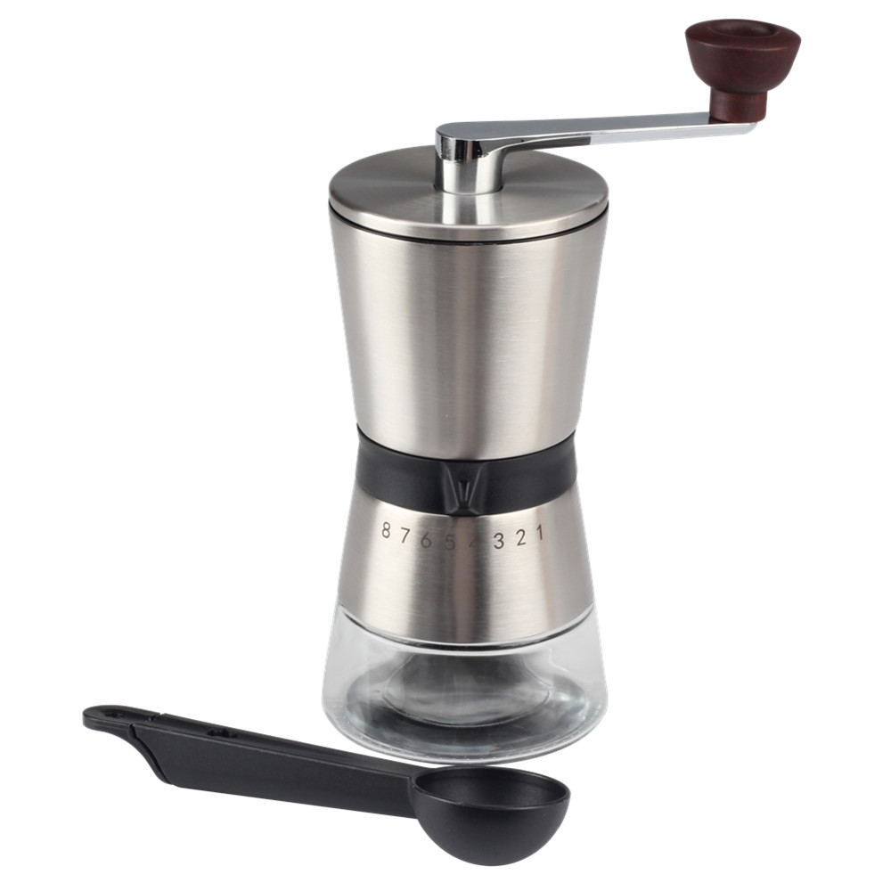 Stainless Steel Grinder With 8 Adjustable Coarseness