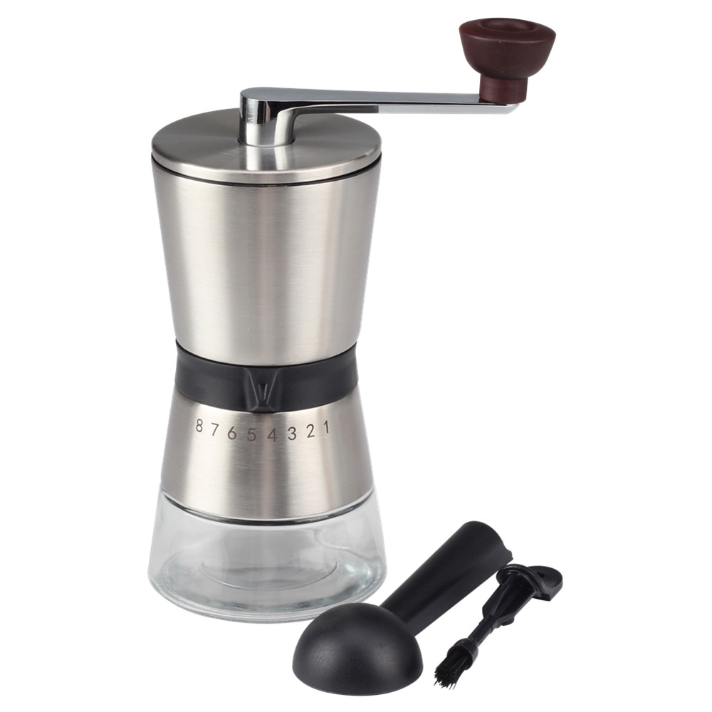 Stainless Steel Grinder With 8 Adjustable Coarseness