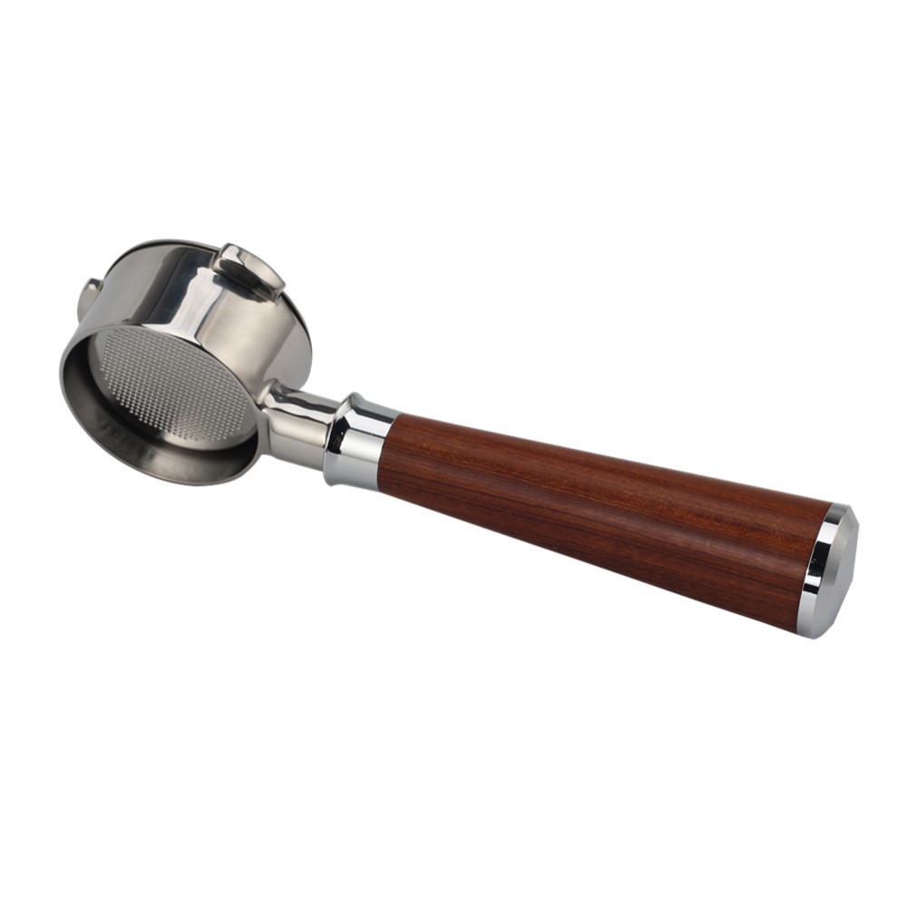 Stainless Steel Portafilter With Wood Handle