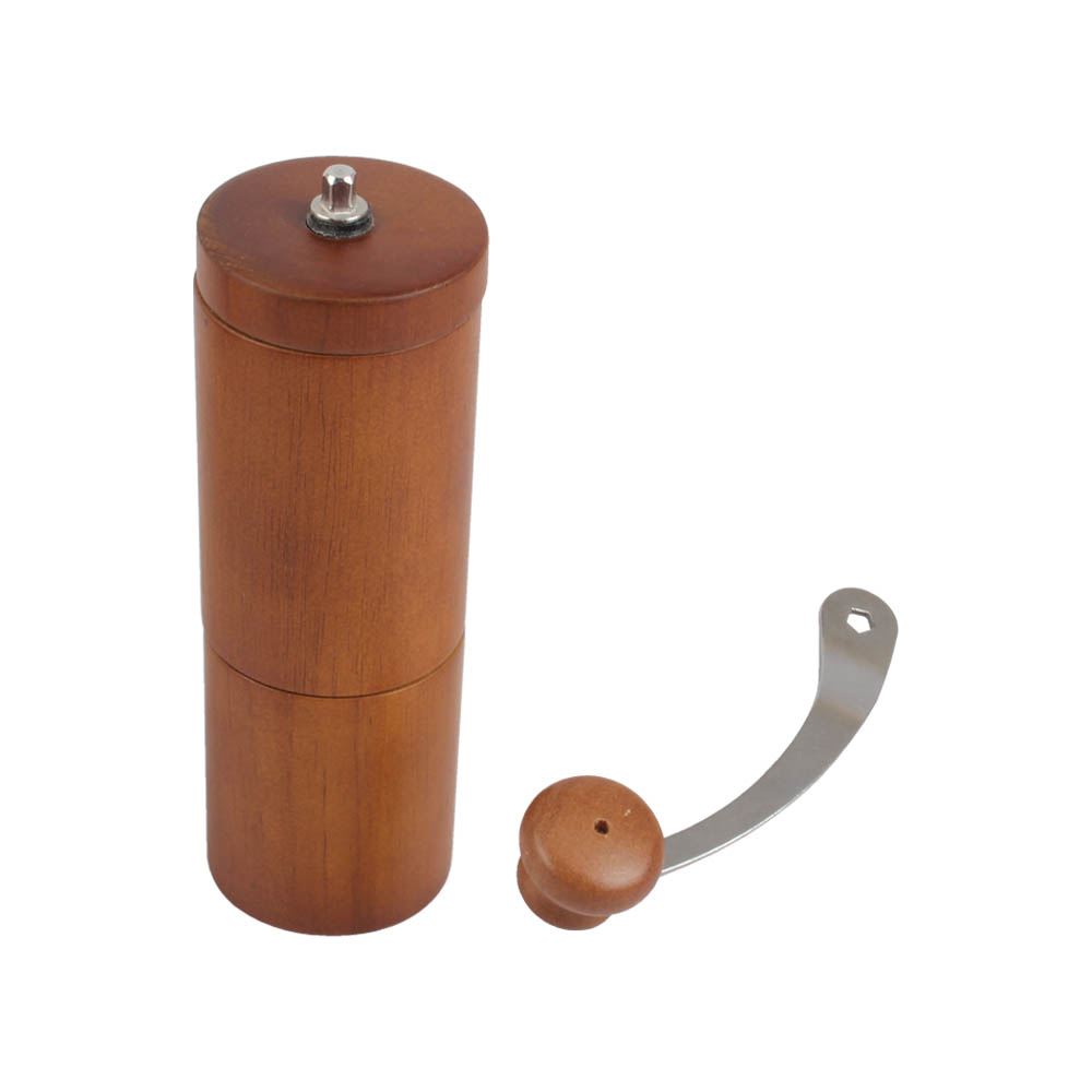 Coffee Mill With Handle, Coffee Bean Grinder Wooden Mill