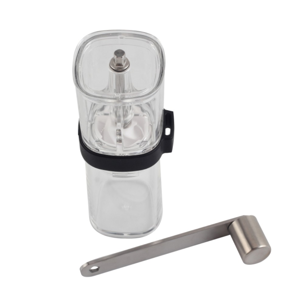 Plastic Clear Body Portable Coffee Grinder