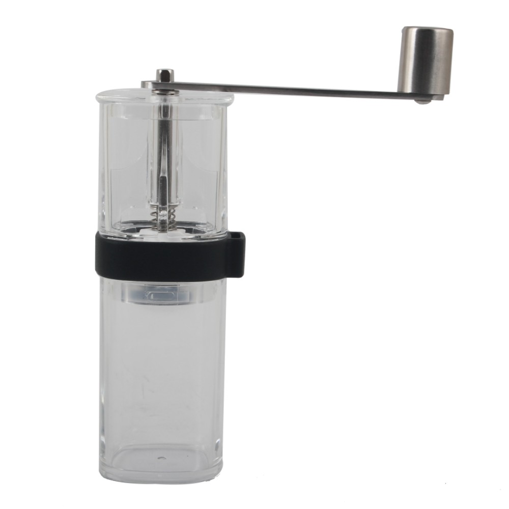 Plastic Clear Body Portable Coffee Grinder