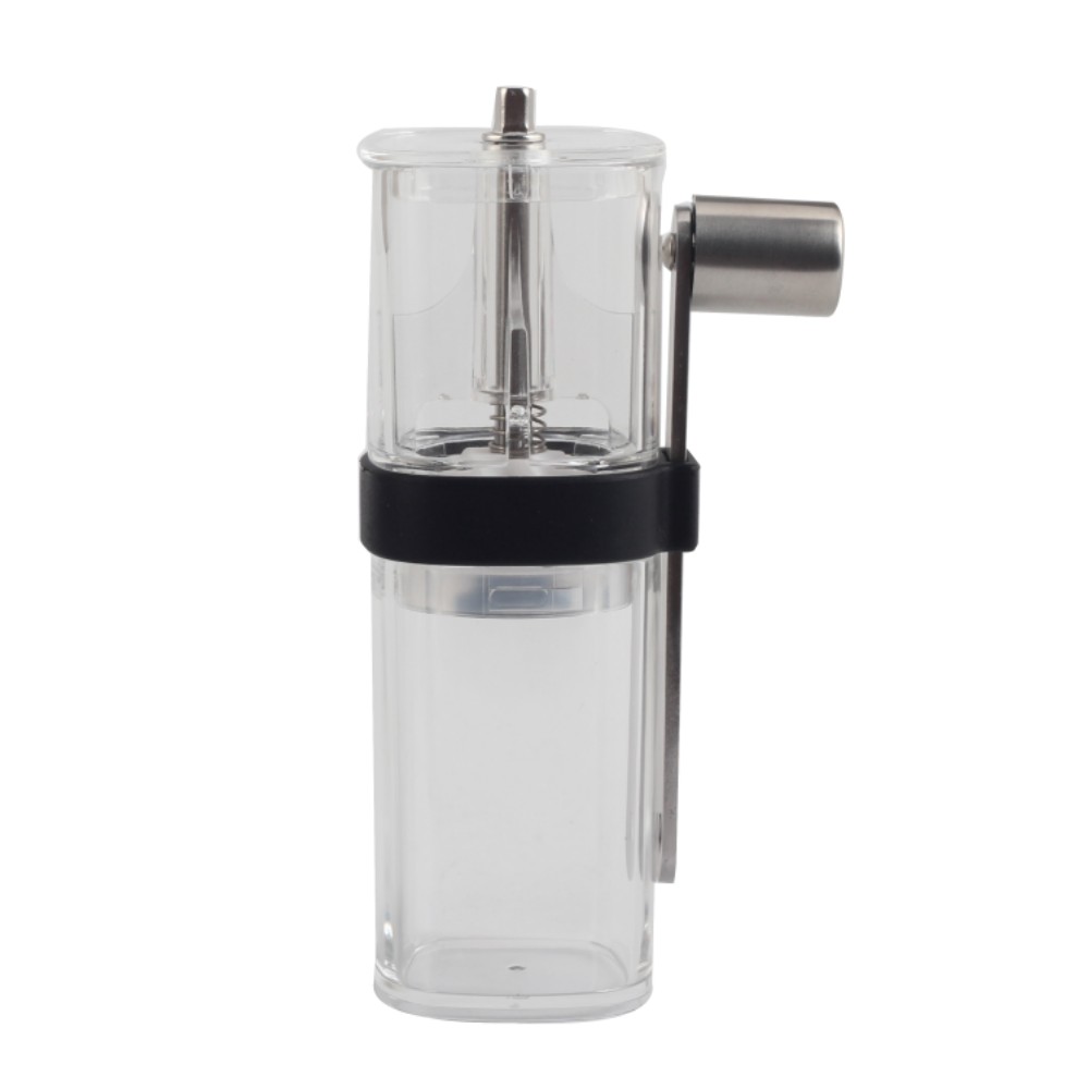 Plastic Clear Body Portable Coffee Grinder