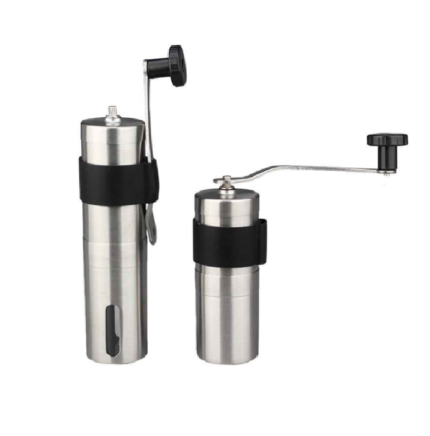 Manual Stainless Steel Coffee Grinder for Camping, Travel, Espresso