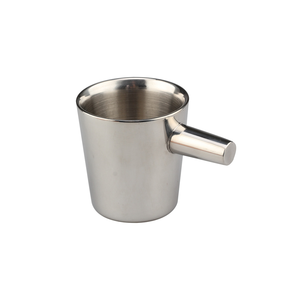 Stainless Steel Double Wall Coffee Mug With Saucer Cup