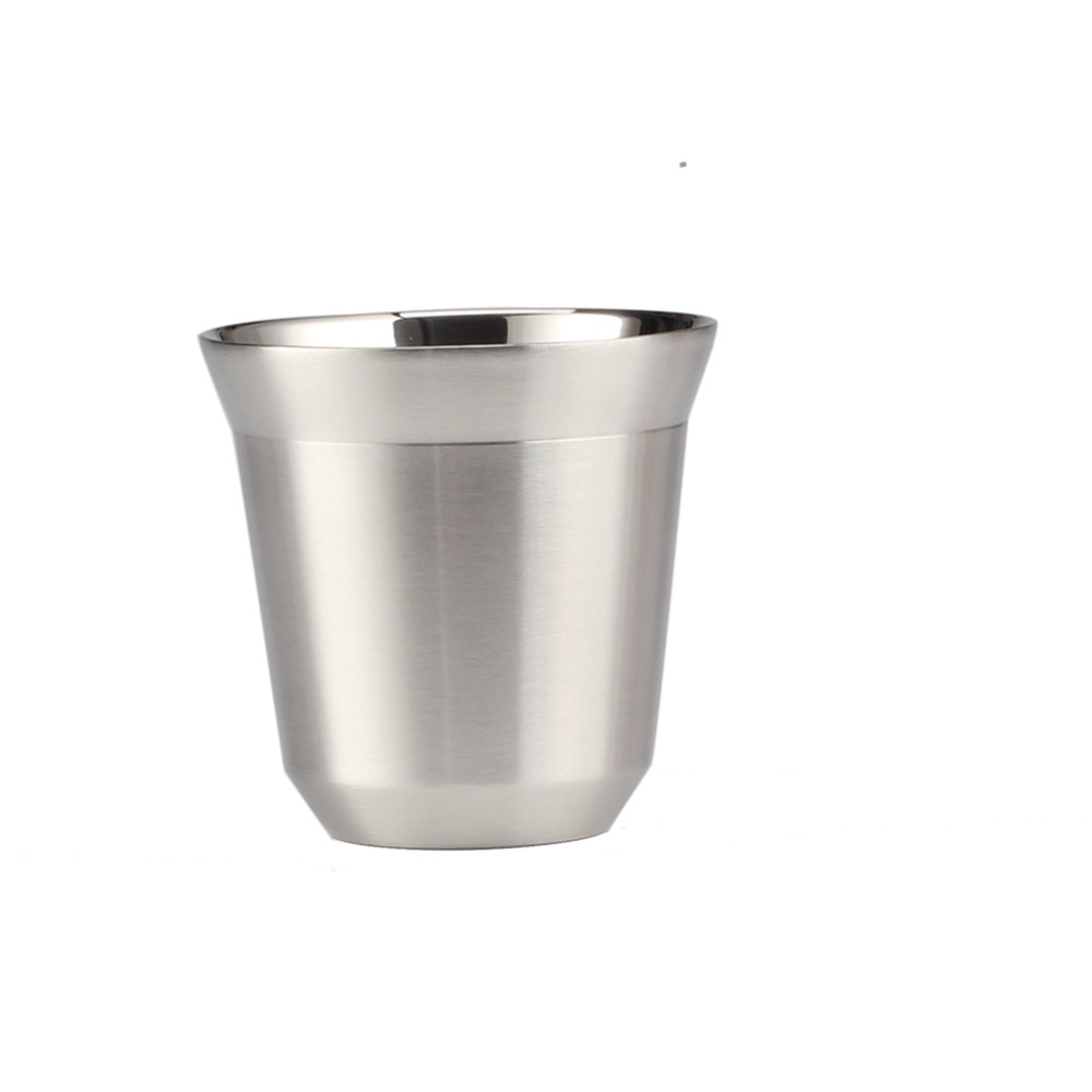 Stainless Steel Espresso Cups Double Wall Insulated Coffee Mugs