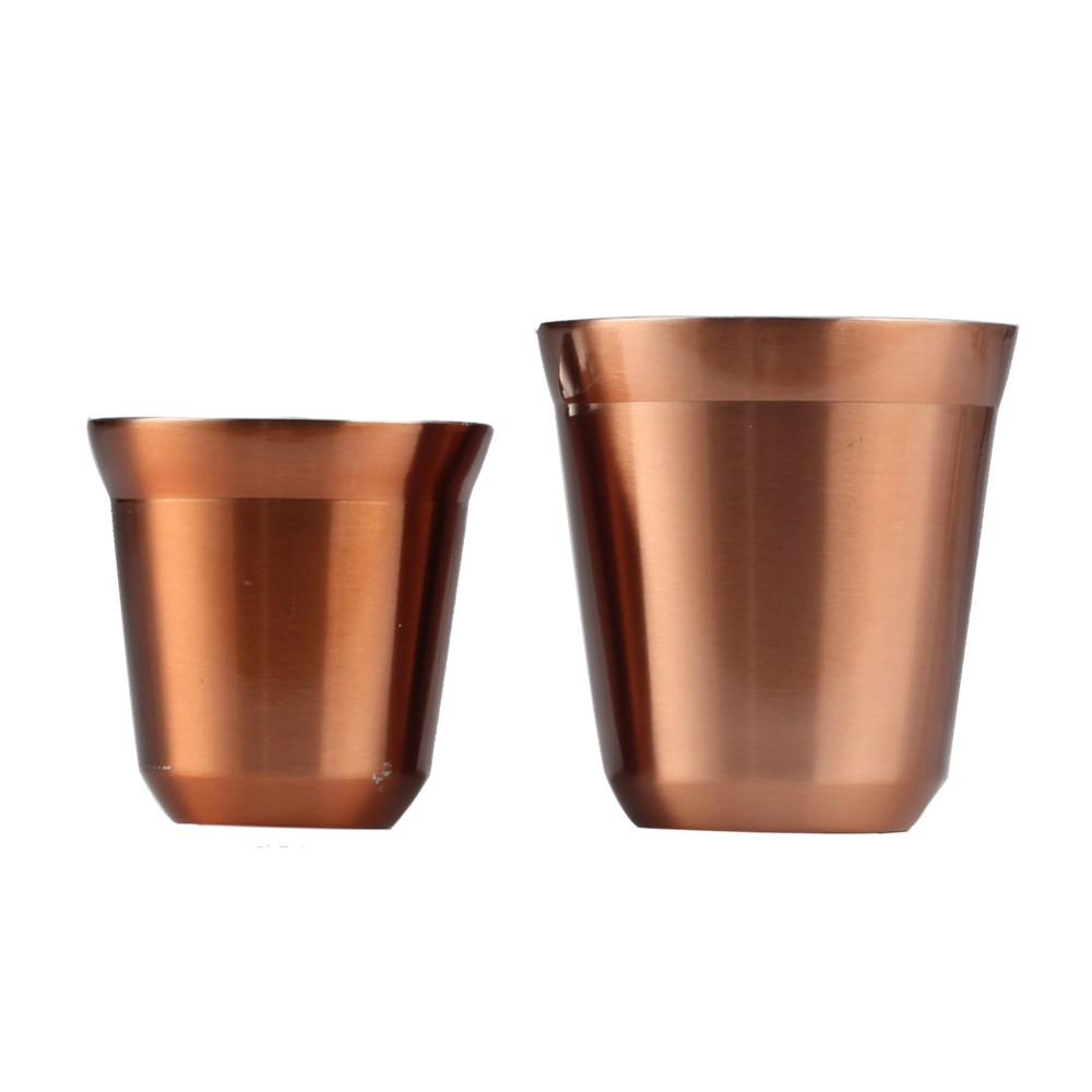 Double Wall Stainless Steel Espresso Cups