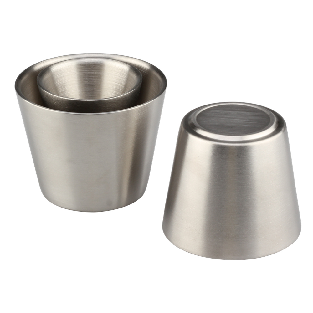 Stainless Steel Double Walled Insulated Cups(Set Of 3)