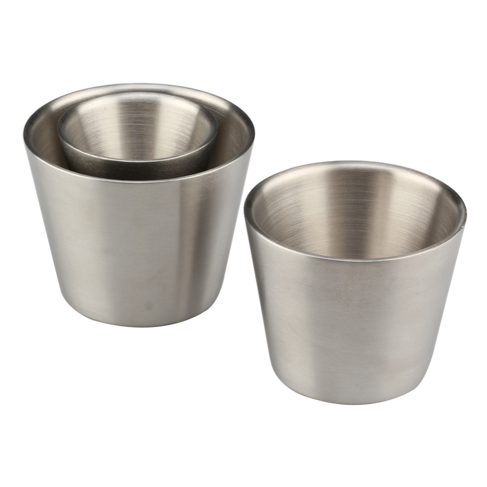 Stainless Steel Double Walled Insulated Cups(Set Of 3)