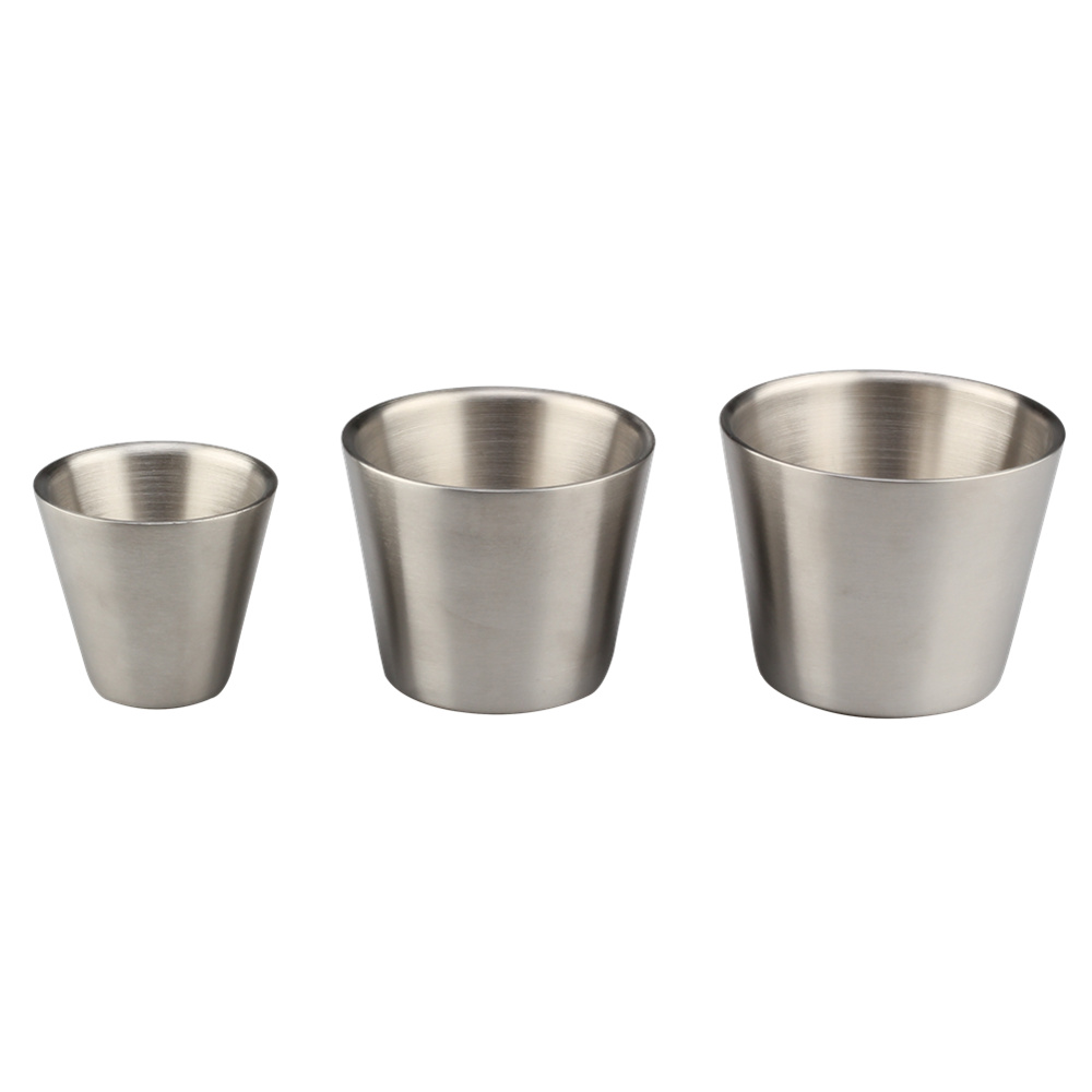 Stainless Steel Double Walled Insulated Cups(Set Of 3)