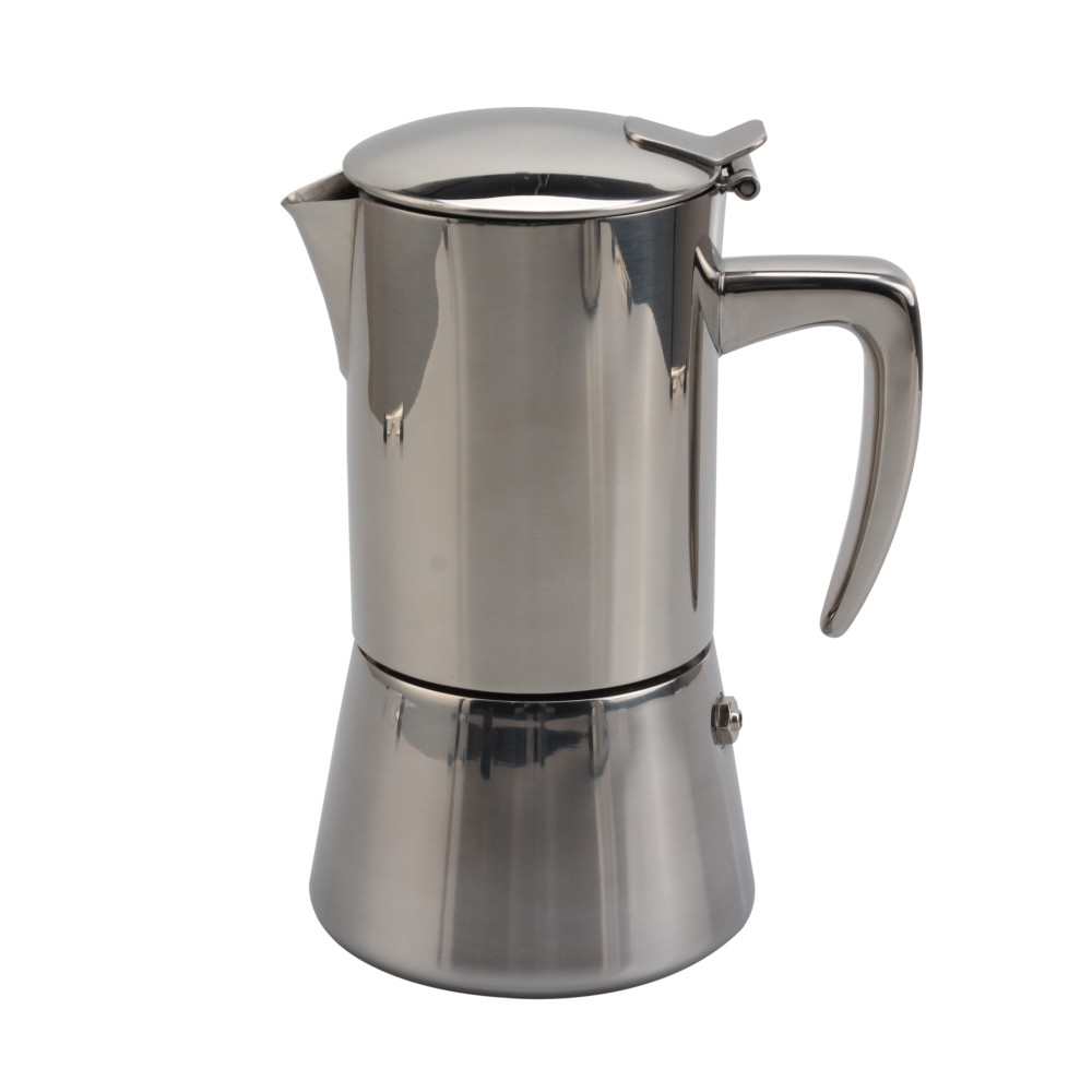 Stainless Steel Italian Coffee Machine Maker Induction Moka Pot