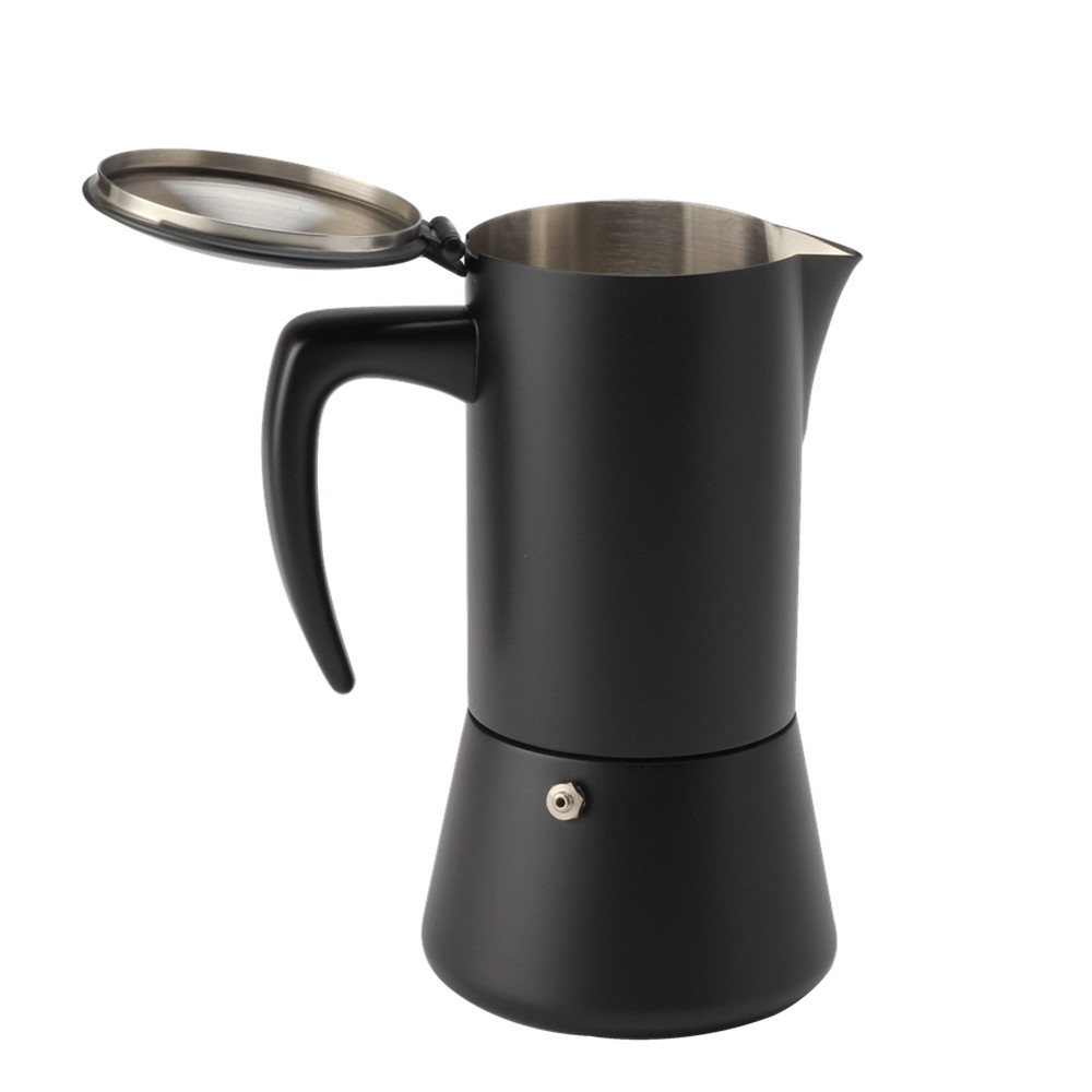 Stovetop Espresso Maker, Stainless Steel Italian Style Coffee Maker