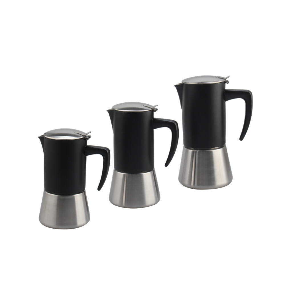 Stovetop Espresso Maker, 300ml / 6 Cups Moka Pot,