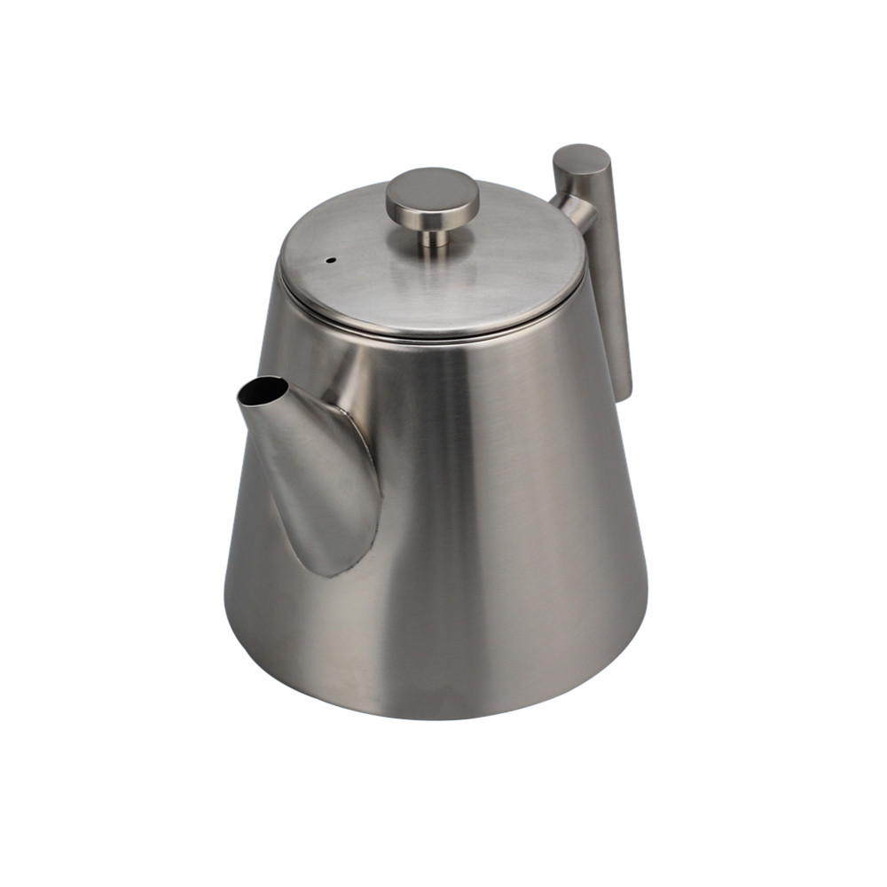 1l Teapot Container With Filter, Stainless Steel Teapot