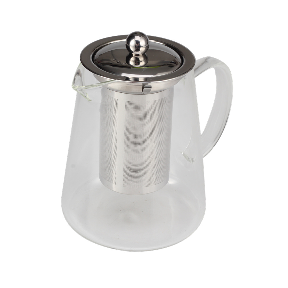 Borosilicate Tea Pot With Removable Stainless Steel Infuser