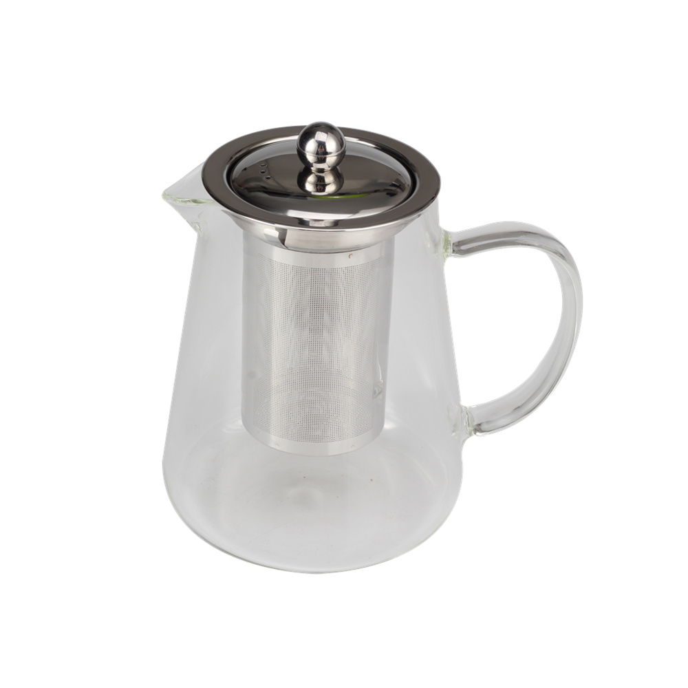 Borosilicate Tea Pot With Removable Stainless Steel Infuser